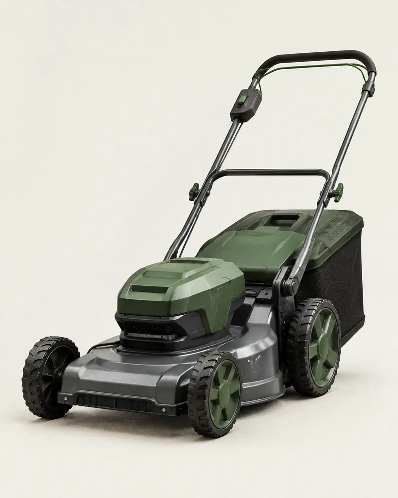 Akku-Rasenmäher RM 38 e – Produktaufnahme
